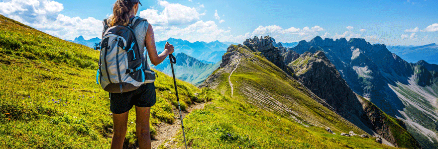 randonnée dans les Alpes